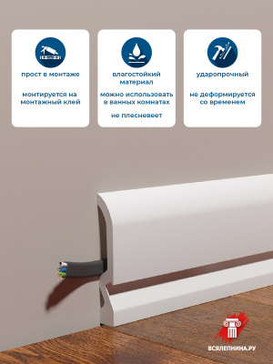 DD700/Плинтус DecorDizayn (100x18.1x2000мм)/13 ESTET