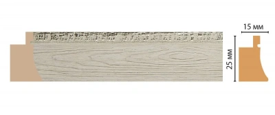 584-1070/49 Багет DECOMASTER (25*15*2900 мм)